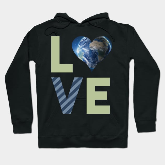 Vintage Love Earth Day retro love the Earth Day Hoodie by laverdeden